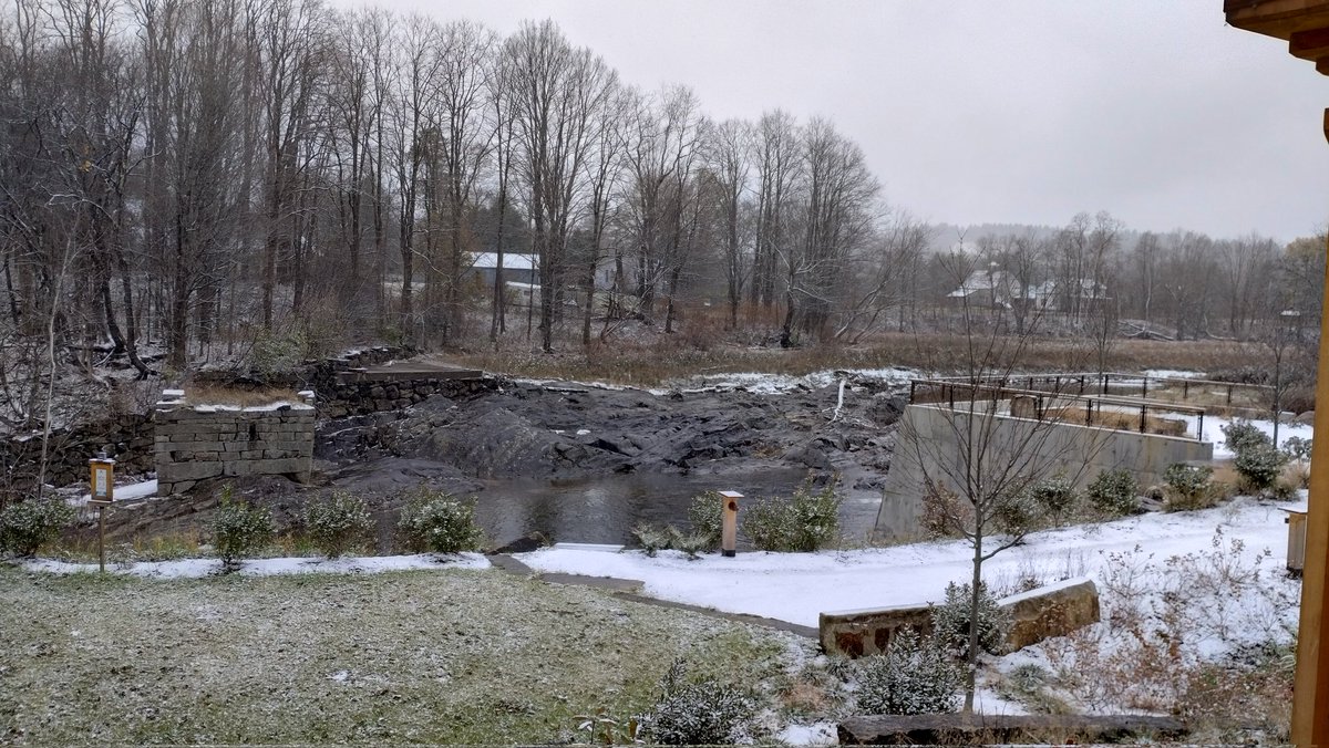 venobird's tweet photo. this Tennessee girl is NOT used to seeing snow this early, i love it!!! 🌨️🌨️ https://t.co/4rDpvC770F