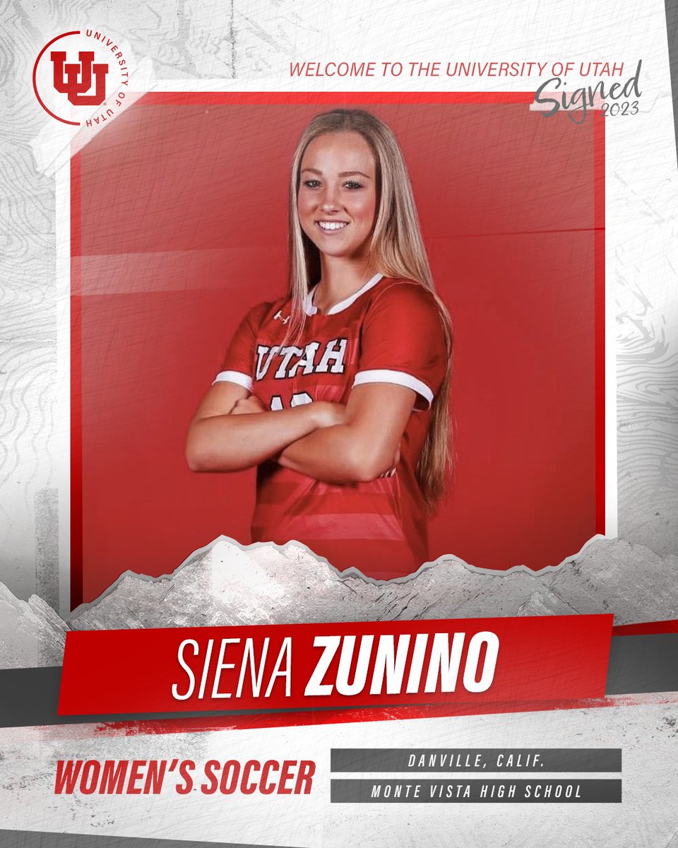 𝘞𝘦 𝘴𝘦𝘦 𝘺𝘰𝘶 𝘚𝘪𝘦𝘯𝘢! After a prep and club career that's earned her all-conference and all-league status, Siena Zunino is officially coming to Utah! We're so happy to have you, Siena! #GoUtes