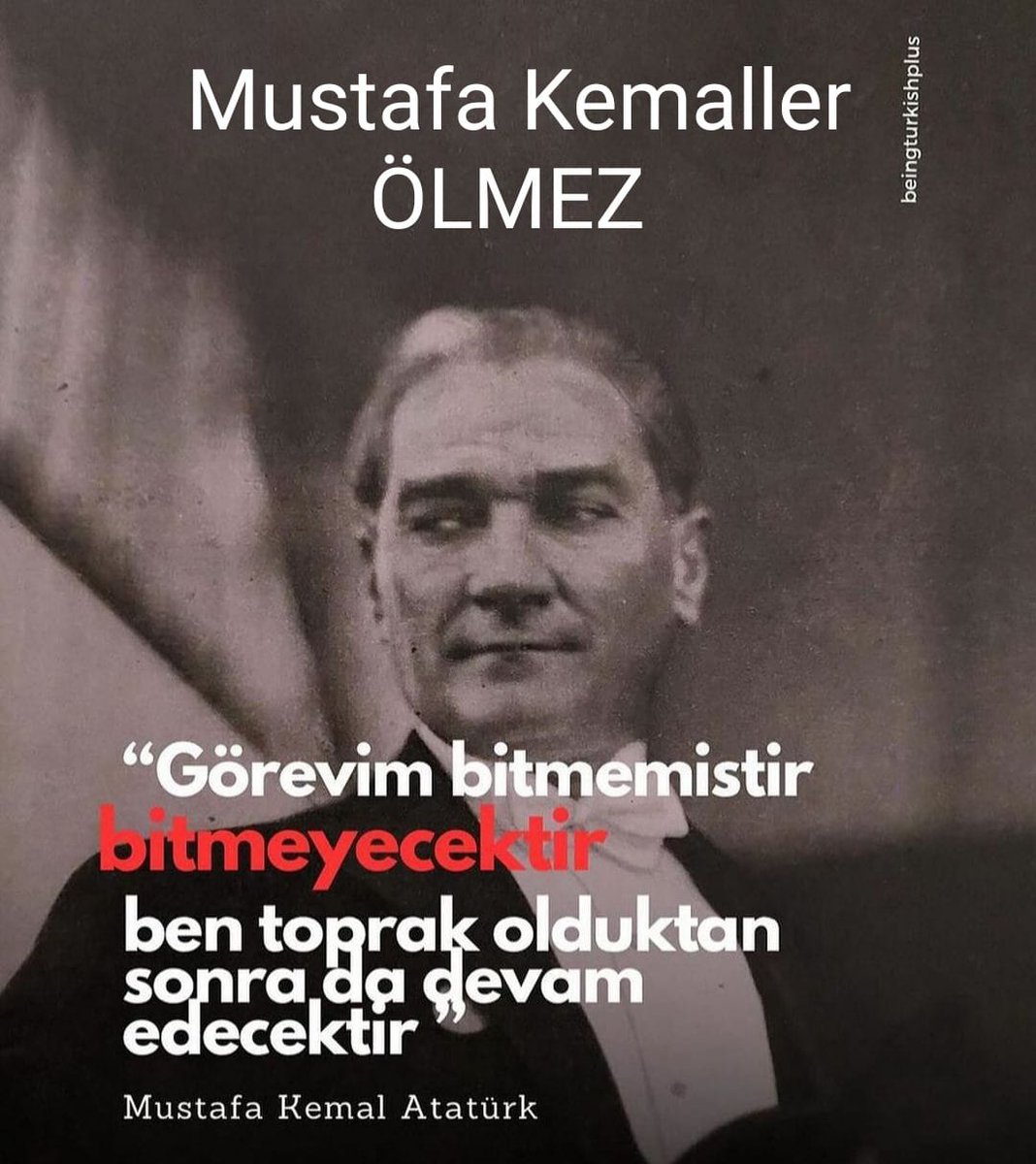 Hayal kurmayı öğren çocuk Ütopik bir memleket hayali Sonra üzerinizdeki o ölü toprağını at Bir şeyler yap Bir kelebek etkisi yarat Atatürk'ü düşün mesela Zahmet, dirayet ve akıl etmeseydiyi düşün Bu sekilde yaşayıp böyle ölmeye hakkın yok Mustafa Kemaller ÖLMEZ