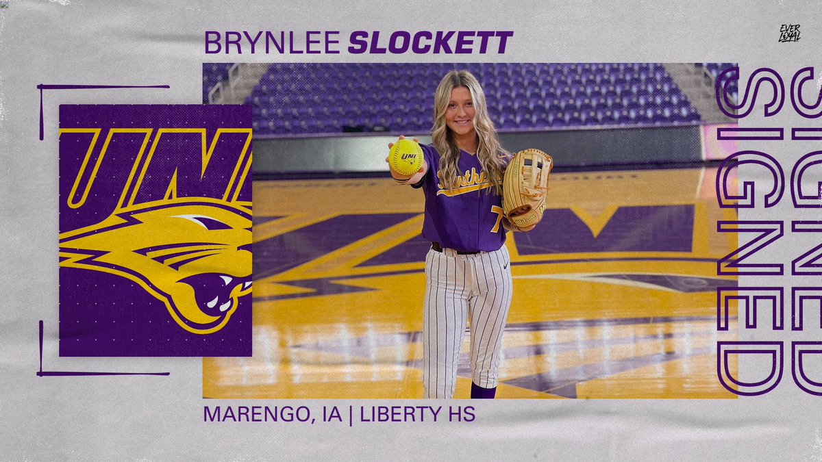 UNISoftball's tweet image. Always a good day to add more 𝗜𝗡-𝗦𝗧𝗔𝗧𝗘 𝗧𝗔𝗟𝗘𝗡𝗧 to the UNI softball family!

Welcome, Brynlee Slockett! 📝 

#EverLoyal #1UNI