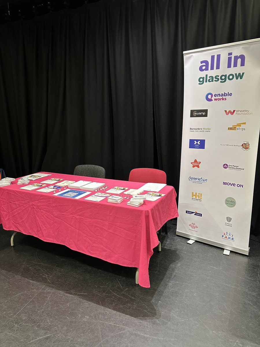 We are delighted to be apart of #BigParentsNightOut at @impact_arts. Come have a chat with us about all our employability programmes running in Glasgow. @DYWGlasgow @Enable_Tweets
#allinglasgow #Steppingup #BreakingBarriers