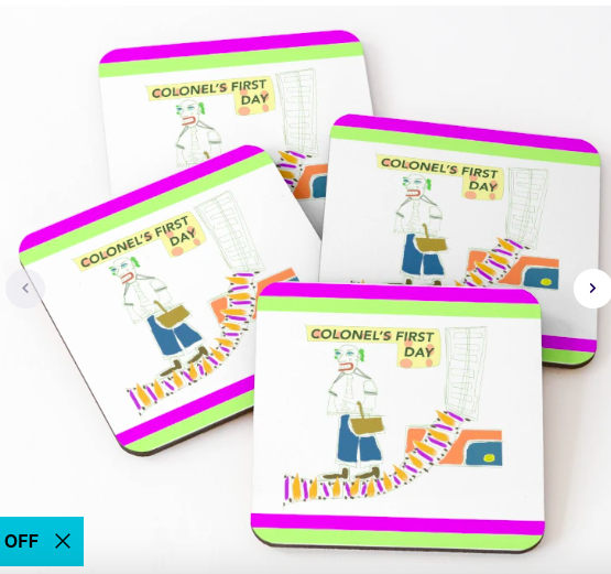 Carolyn_Bayliss's tweet photo. Colonel's First Day coasters - first day nerves, new starter.
https://t.co/Rl9Nfkd5Yo
#colonel #firstdaynerves #art #coasters #redbubble https://t.co/9V6OsJs08o