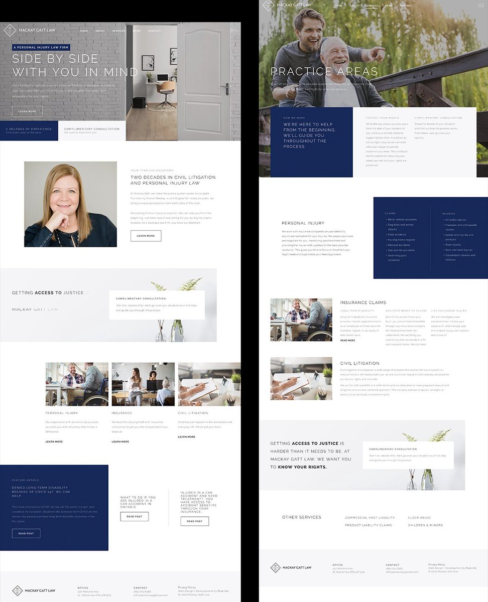 PUREind_'s tweet photo. Last February, we unveiled this website for our client, Mackay⁠
Gatt Law. 💼 ⁠
⁠
We created a ⁠dynamic website, handling everything from #webdesign, ⁠copywriting, and incorporating supplied photography.⁠
⁠
🌐 Live Site → https://t.co/uKSv6e0qDL  https://t.co/7BdKaT6UV9