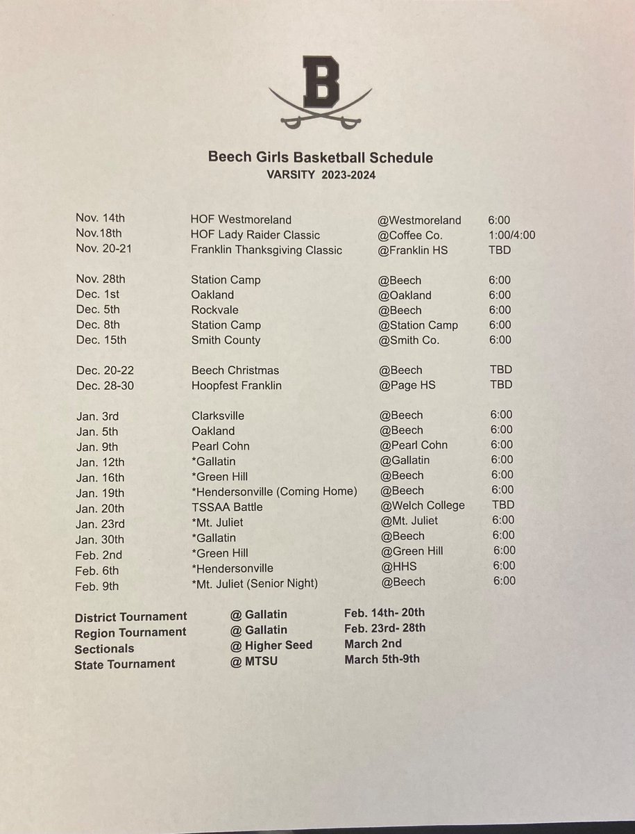 🟧Here’s my schedule for this season!🟦