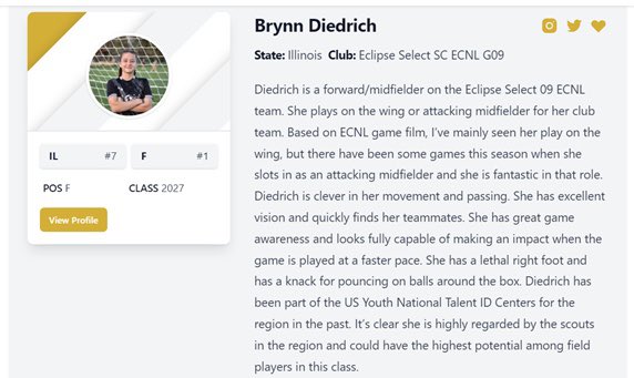 Thank you for the write up! <a href="/JREskilson/">J.R. Eskilson</a> <a href="/PrepSoccer/">Prep Soccer ⚽️</a> <a href="/EclipseSelectSC/">Eclipse Select SC</a> <a href="/2009EclipseEcnl/">Eclipse Select 2009 ECNL</a> <a href="/ImYouthSoccer/">ECNL/GA/Recruiting/College Soccer</a> <a href="/TopDrawerSoccer/">TopDrawerSoccer</a>