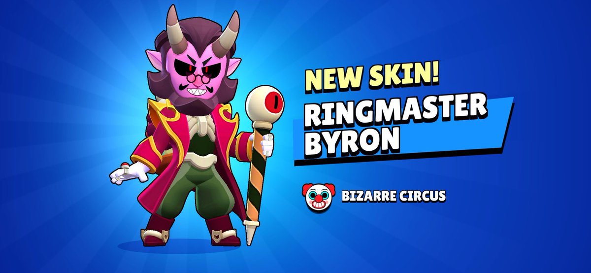 🌟 SORTEO x5 SKINS DE GIFT JACKY &amp; x1 SKINS RINGMASTER BYRON 🌟

Requisitos: 
✅ Seguirme 
✅ Dar Fav y RT ❤️

Opcional: Etiquetar a 1 amigo 🫂

GANADORES EN 3 DIAS ⚠️
#RingmasterByronGiveaway