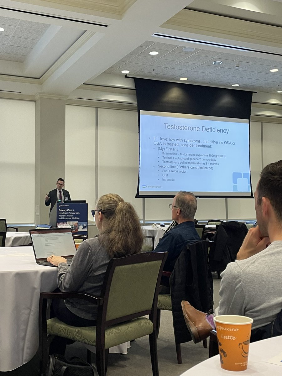 Started my morning with a lecture from my friend <a href="/PBajicMD/">Petar Bajic, MD</a> - incredibly informative and entertaining for primary care providers! #MensHealth #Movemver #SexualHealth #PrimaryCare <a href="/CleClinicUro/">Cleveland Clinic Urology</a>