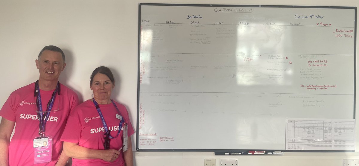 Damian Fogarty (@damianfog) on Twitter photo 2 years ago I posted thread 👆on the beginnings of the design group for dialysis workflow.
So it was a privilege to see it in action day 1 <a href="/setrust/">South Eastern Trust</a> renal unit ably led by Sr Amanda Byers & Dr John Smyth & team. James McDaid transplant surgeon & CCIOs impressed too #encompassNI 2 years ago I posted thread 👆on the beginnings of the design group for dialysis workflow.
So it was a privilege to see it in action day 1 <a href="/setrust/">South Eastern Trust</a> renal unit ably led by Sr Amanda Byers & Dr John Smyth & team. James McDaid transplant surgeon & CCIOs impressed too #encompassNI