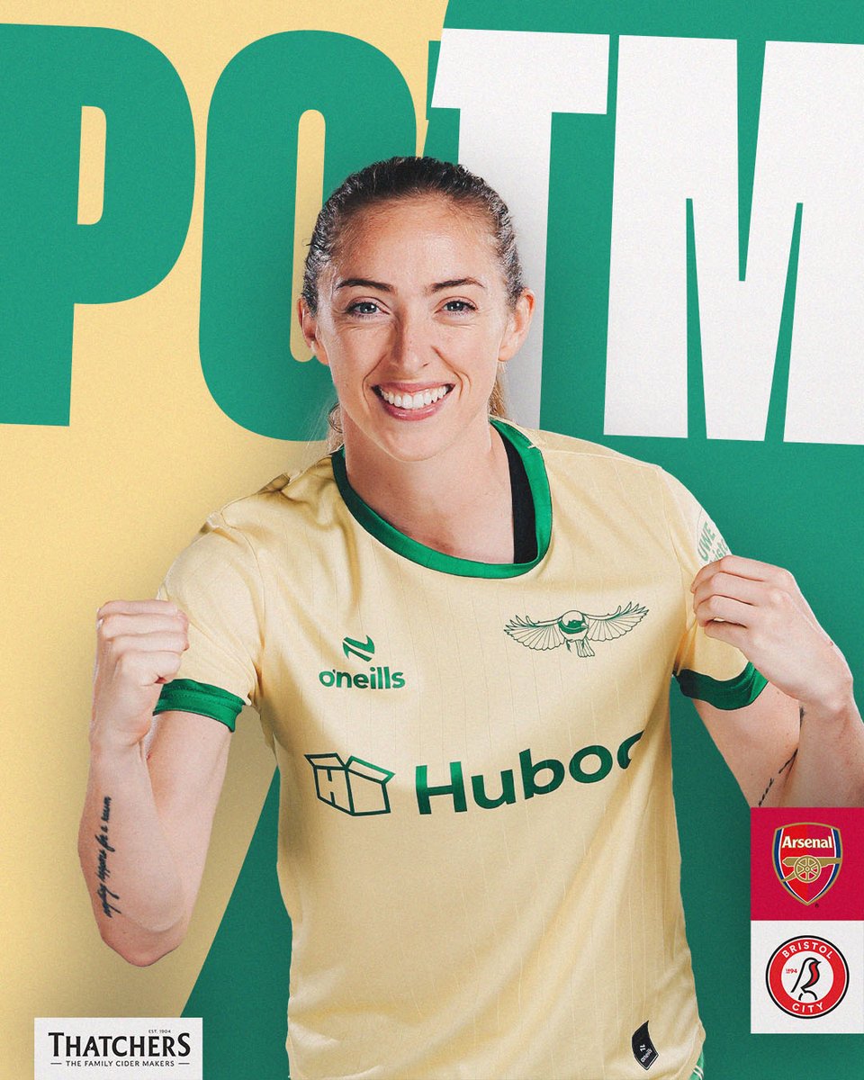 Skipper. 👏

Megan Connolly is your <a href="/thatchers_cider/">Thatchers</a> Pick of the Match. 🍎