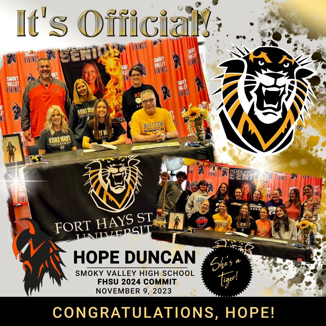 @smokyvalleyvb (@smokyvalleyvb) on Twitter photo We are so proud of you, Hope!! <a href="/fhsuvb/">FHSU Volleyball</a> is getting a dandy! Go get 'em,🐯! 💛 <a href="/PrepDigKS/">Prep Dig Kansas</a> <a href="/TheMIAA/">The MIAA</a> <a href="/sportsinkansas/">Sports in Kansas</a> <a href="/therealhope3/">hope duncan</a> We are so proud of you, Hope!! <a href="/fhsuvb/">FHSU Volleyball</a> is getting a dandy! Go get 'em,🐯! 💛 <a href="/PrepDigKS/">Prep Dig Kansas</a> <a href="/TheMIAA/">The MIAA</a> <a href="/sportsinkansas/">Sports in Kansas</a> <a href="/therealhope3/">hope duncan</a>