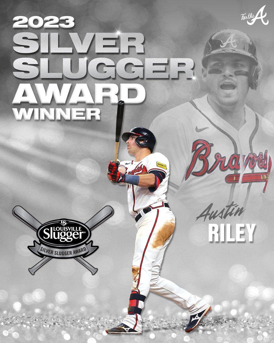 Congrats to @austinriley1308 on being named a 2023 Silver Slugger!