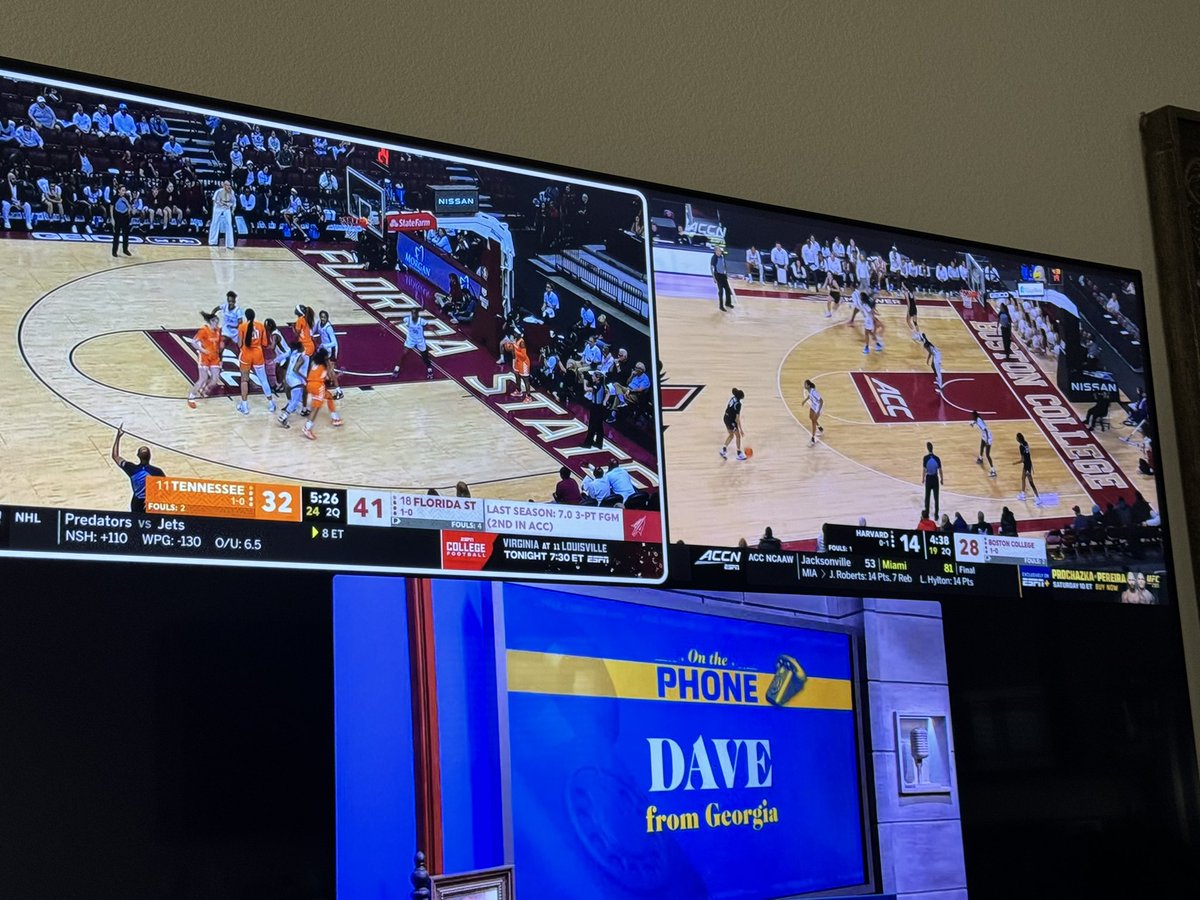 When 1 basketball game just won’t do @YouTubeTV @accwbb