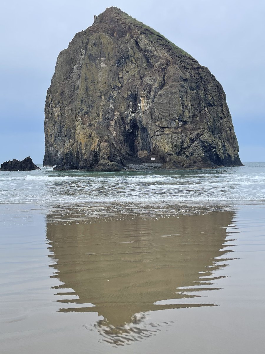 HootieMcOwlface's tweet photo. โ
๏ธ ๐ Hopped the river to #Oregon early this AM. Hadnโt been to #CannonBeach in 7yrs. Just as lovely as I remembered. ๐๏ธ
#DriveDay
#HaystackRock ๐โฐ๏ธ๐ https://t.co/R5iyoX5DWO