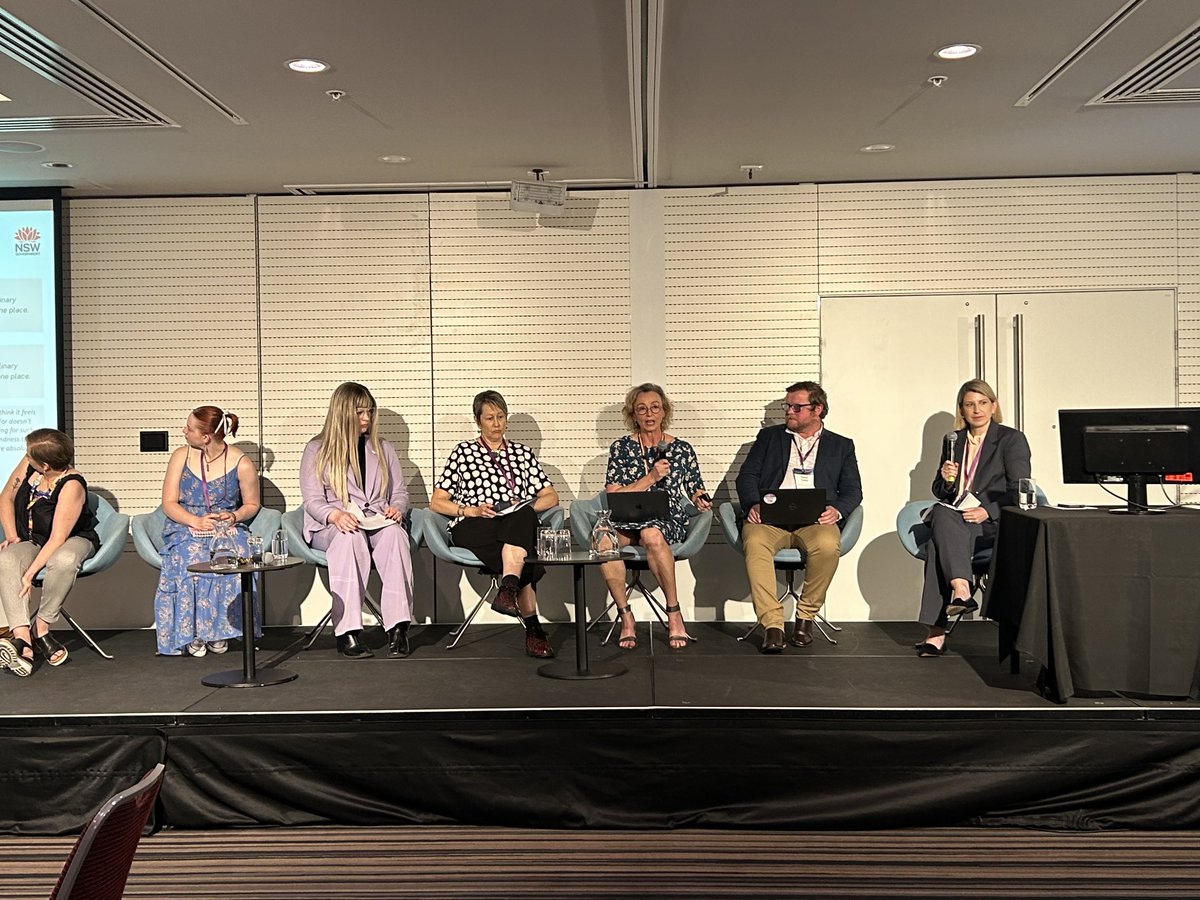 Incredible panel on #LGBTQA+ policy and practice at 2023 Youth Health Conference #youthhealthx facilitated by AAAH Board member ⁦<a href="/cristyn_davies/">Dr Cristyn Davies</a>⁩