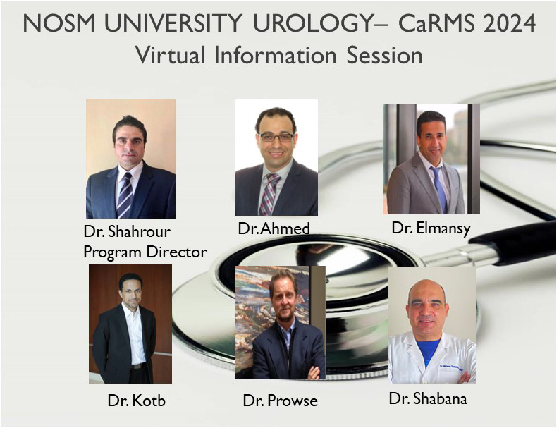 Are you an MD student with an interest in urology? Join us for a virtual information session led by #NOSMUniversity’s urology program leadership and faculty. • November 10 at 7:00 p.m. ➡️nosm.ca/pgme/virtualse… #MedEd #ResidentDoctors