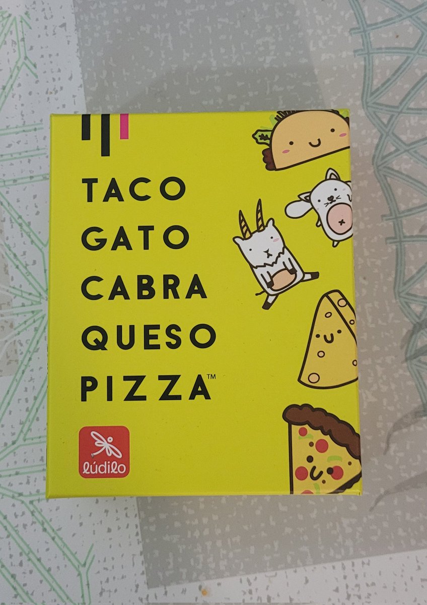Hoy tenemos TACO GATO CABRA QUESO PIZZA , un juego de cartas donde tendrás que repetir la secuencia de diferentes palabras y realizar su acción, quien se equivoque o sea el último en hacer alguna acción se lleva todas las cartas, gana quien se descarta de sus cartas🌮🐱🐐🧀🍕