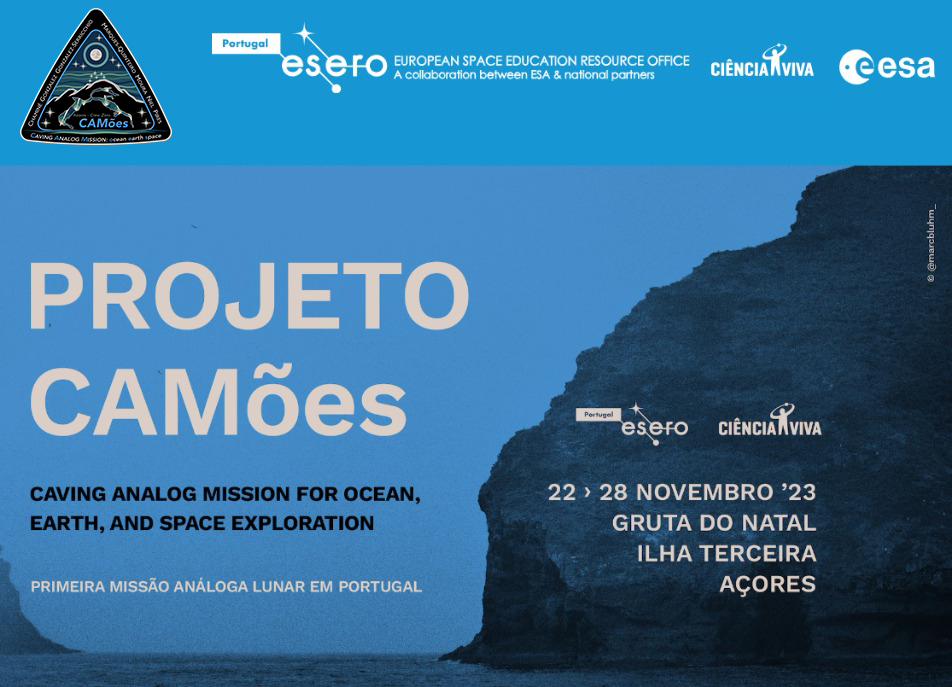 Ana Pires (@pirespinky) on Twitter photo We are so excited to share the educational and outreach partnership with <a href="/cienciaviva/">La Ciencia de la Vida 🧬 🇪🇸🇲🇽</a> and ESERO PT.
Their team is absolutely amazing and developed this amazing website dedicated to our mission <a href="/CamoesAzores/">CAMões | Caving Analog Mission: Ocean Earth Space</a>
Explore the website here: esero.pt/camoesproject
<a href="/INESCTEC/">INESC TEC</a> We are so excited to share the educational and outreach partnership with <a href="/cienciaviva/">La Ciencia de la Vida 🧬 🇪🇸🇲🇽</a> and ESERO PT.
Their team is absolutely amazing and developed this amazing website dedicated to our mission <a href="/CamoesAzores/">CAMões | Caving Analog Mission: Ocean Earth Space</a>
Explore the website here: esero.pt/camoesproject
<a href="/INESCTEC/">INESC TEC</a>