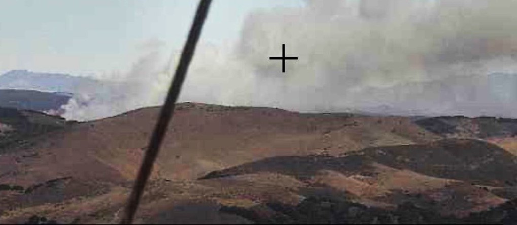 KcluNewsLance's tweet photo. Brush fire!  Santa Barbara County firefighters a battling a 200 acre brush fire off Highway 1 between Lompoc and Gaviota.  No structures are reported threatened.  Eight air tankers and helicopters have been used to fight the fire. #lompoc #gaviota #santabarbaracounty #highway1 https://t.co/CBkPuJvLJT