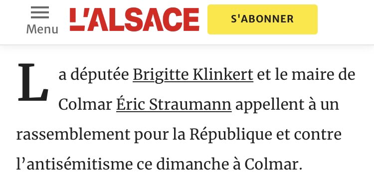 Laurent__K's tweet photo. @MacronardsFM Colmar
#BrigitteKlinkert #EricStraumann https://t.co/qotFVFuNok
