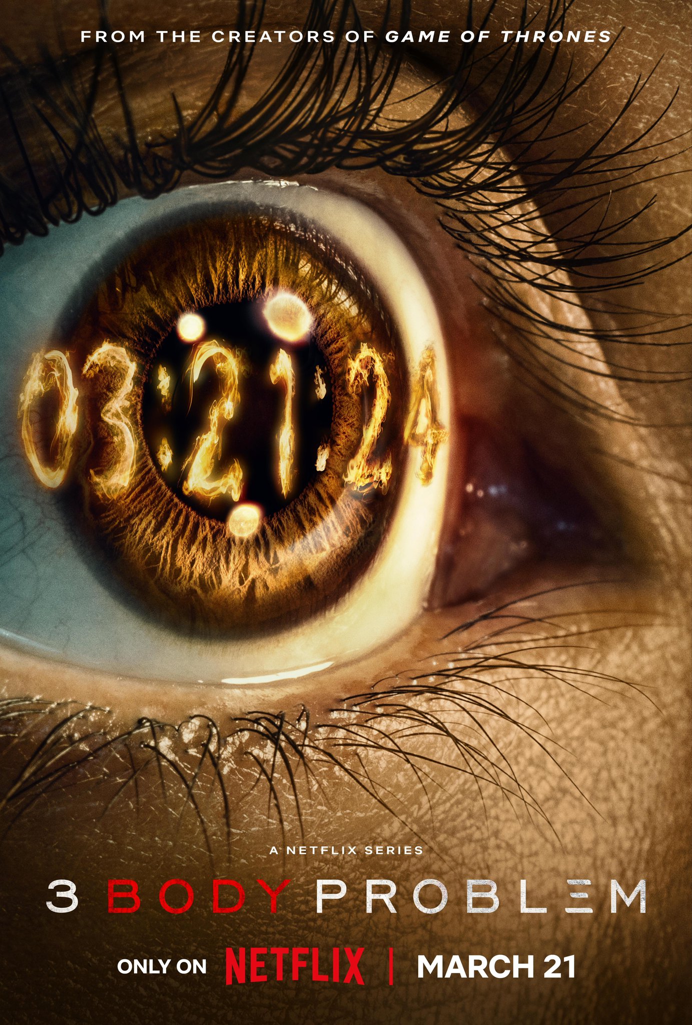 Eerste teaserposter van 3 Body Problem op Netflix België