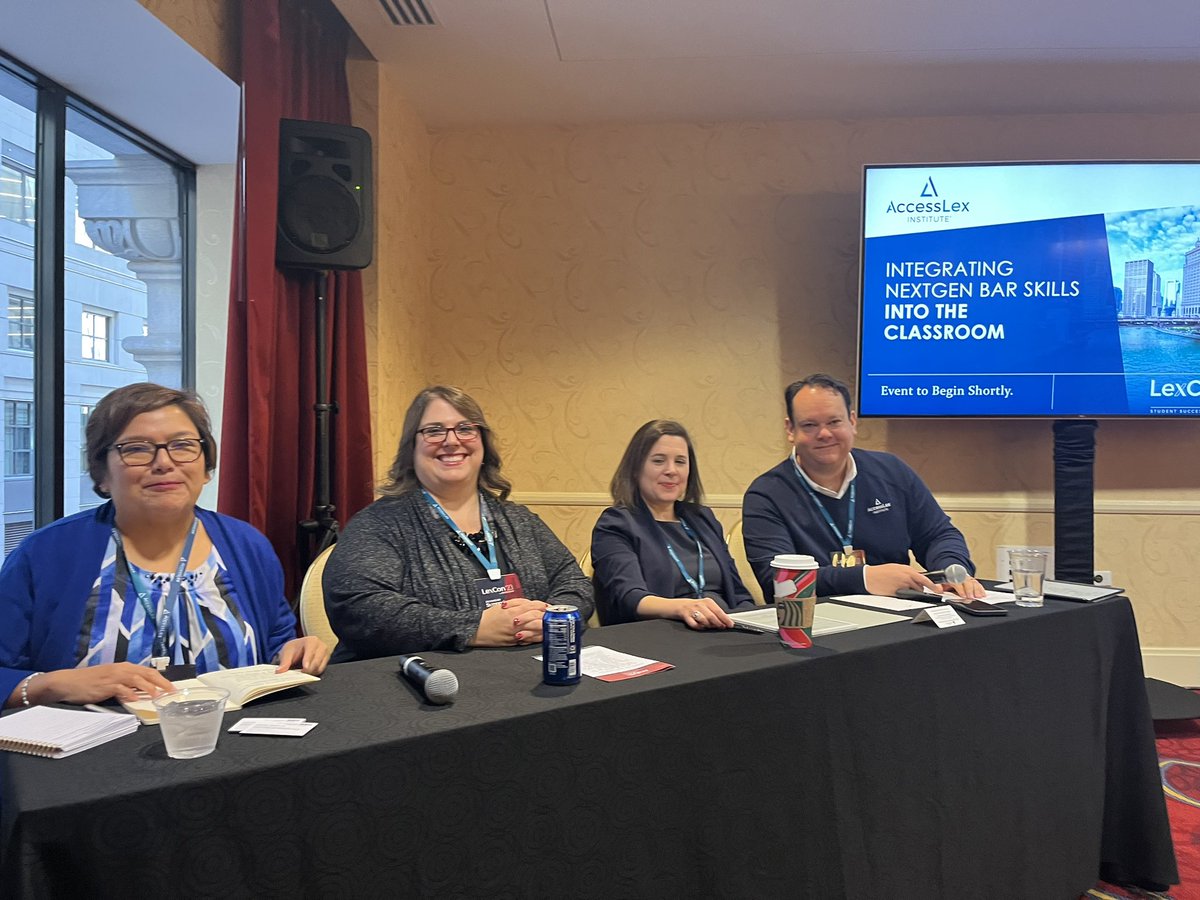 ProfMellyH's tweet photo. Enjoying seeing @abmiceli and @CarlotaToledo1 and Joel present at #LexCon23 @AccessLexInst https://t.co/EhfjXvjnsg