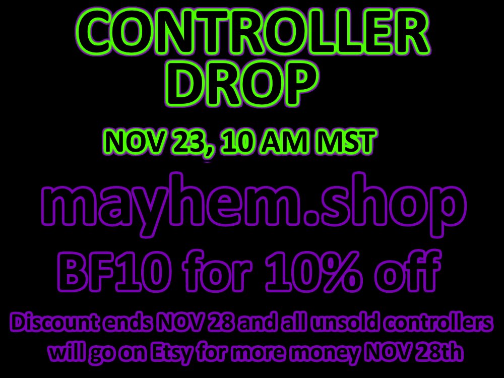**GIVEAWAY TIME**
You know the drill. Like, RT &amp; Follow @kyleontilt 

-Reply to this thread with your favorite tourney experience for an extra entry.

SPECS
Phob, MX Triggers &amp; Tac Z
Ergo triggers <a href="/selst0r/">SELSTOR</a> 
Shell <a href="/Riviera_Megan/">Riviera</a> 
Buttons <a href="/senoretromods/">SEÑOR RETRO 🎨</a> 

*DROP ANOUNCEMENT*⬇️