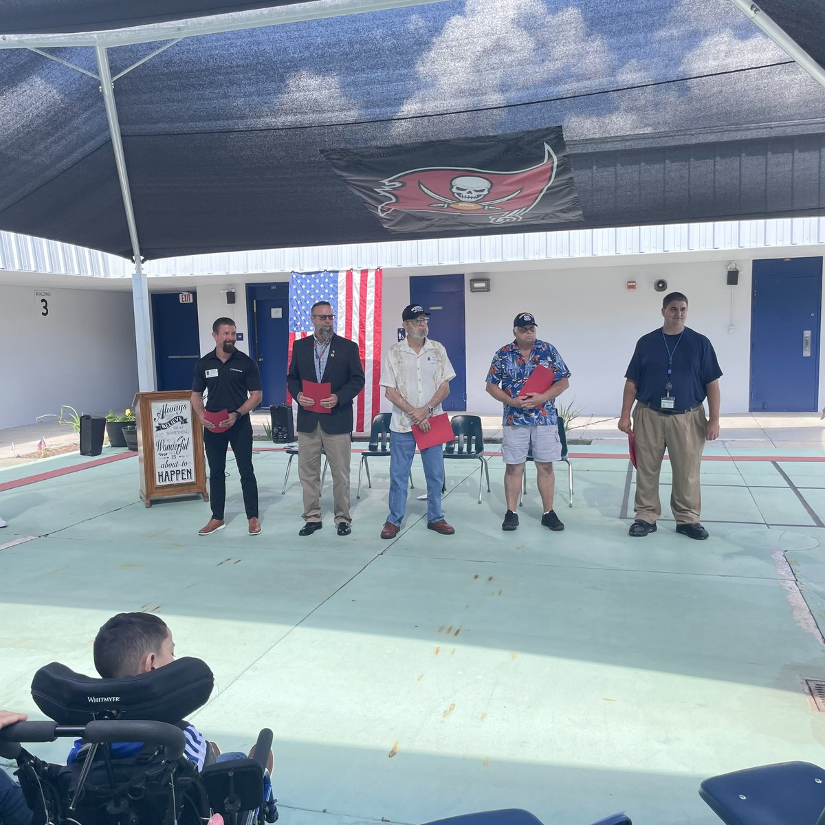 We had a great Veteran’s program today! Thank you Jefferson High School’s JROTC for collaborating with us!