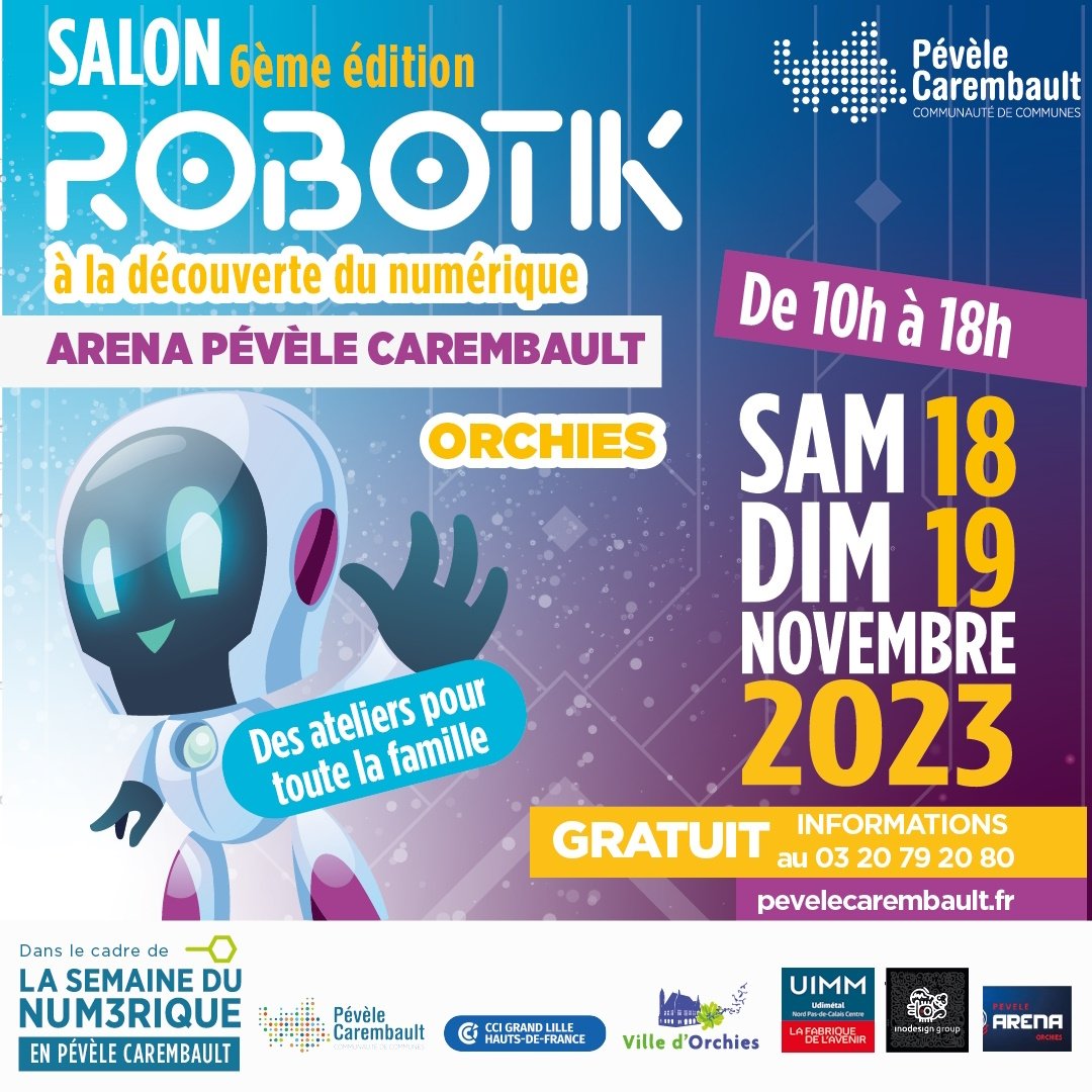 Lille Makers (@lillemakers) on Twitter photo Hello les makers ! On sera au salon de la robotik le samedi 18 et 19 nov. <a href="/framboise314/">François MOCQ - F1GYT - framboise314 🌈</a> <a href="/kevpoissonnier/">kevin poissonnier</a> <a href="/lpxav/">crapaud_curieux</a> <a href="/exotec/">Exotec</a> Hello les makers ! On sera au salon de la robotik le samedi 18 et 19 nov. <a href="/framboise314/">François MOCQ - F1GYT - framboise314 🌈</a> <a href="/kevpoissonnier/">kevin poissonnier</a> <a href="/lpxav/">crapaud_curieux</a> <a href="/exotec/">Exotec</a>