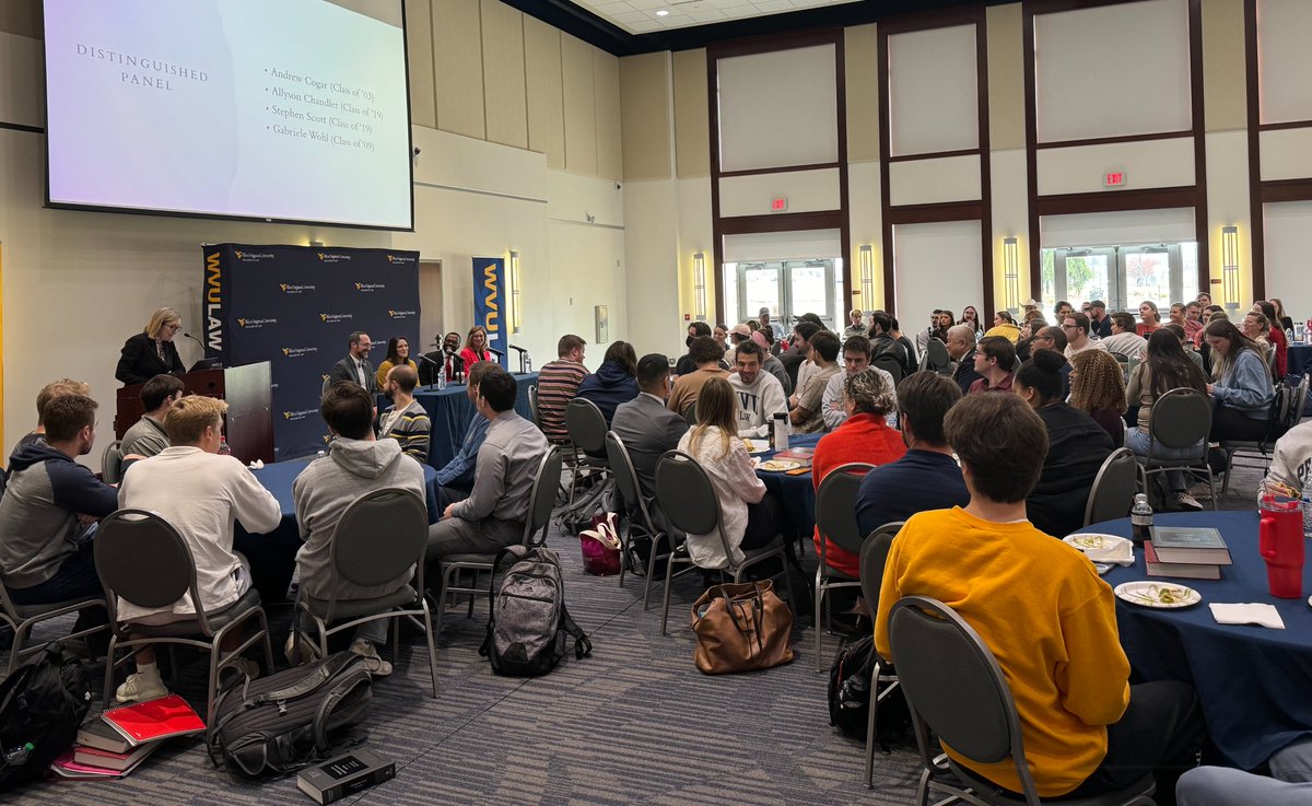 Earlier this week, we welcomed four current and former federal law clerks - all graduates of <a href="/wvulaw/">WVU College of Law</a> - to discuss the benefits of federal clerkships with our students. We cannot wait for Part Two this January!