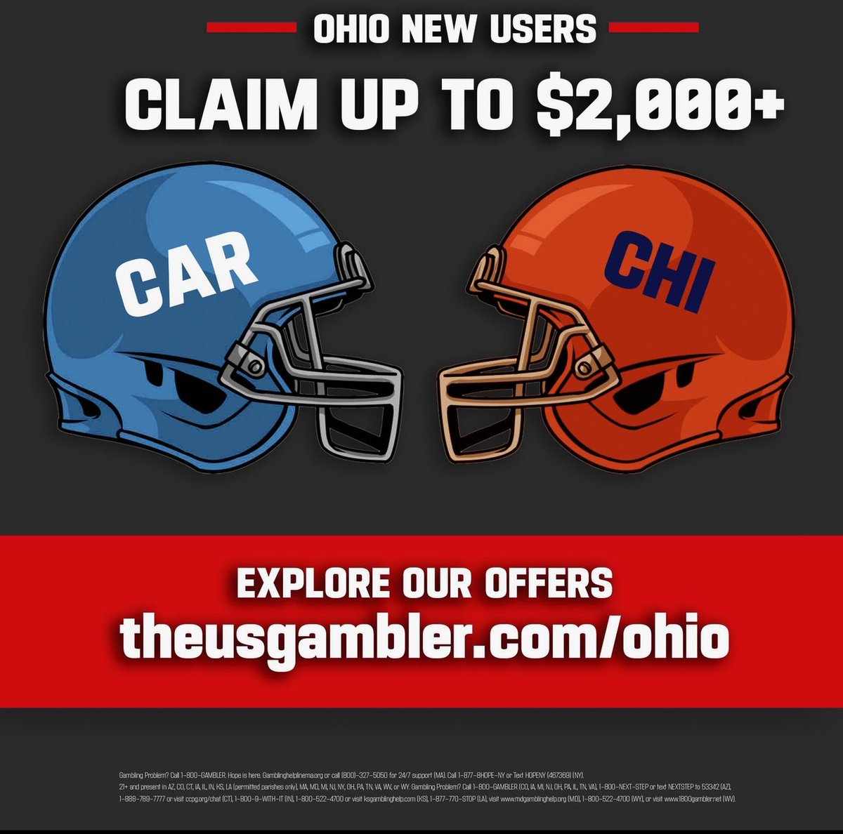 Are you ready for some football?! 🏈

#Ohio bettors can claim up to $2000 in new user offers 💰💰💰

theusgambler.com/ohio/

#Ohio #NFL