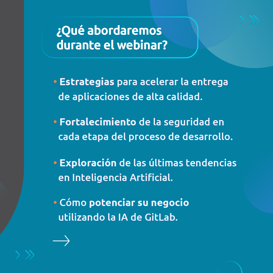 Epidata's tweet photo. 🚀 Únase a nuestro Webinar Gratuito 🚀

¡Descubra cómo la Inteligencia Artificial impulsa la Innovación en DevSecOps con Epidata y GitLab!

Lo esperamos  → https://t.co/PcWKKYwnjU
Enlace del meet: https://t.co/3UpHBrwqnj https://t.co/YLXH6Ugivd