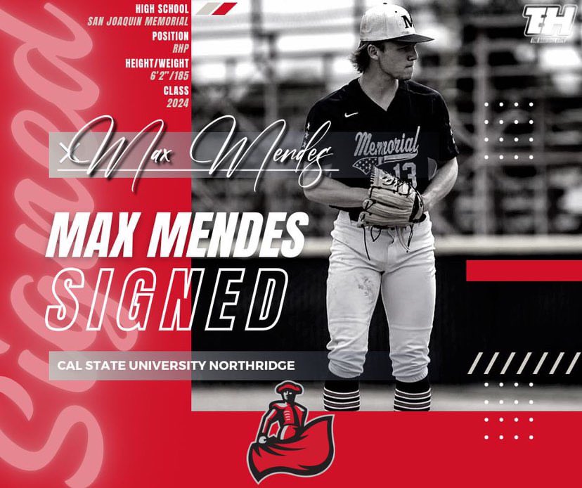 It’s official ✍️ 

@CSUNBaseball | @sjmhs 

#WeDevelop