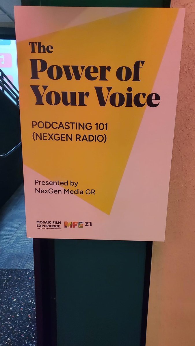Last week, NexGenMedia partnered with Mosaic Film Experience to put on a phenomenal “Podcasting 101 seminar”🎤

We had an amazing turnout, thank you to everyone who showed up ready to learn! We can’t wait for next time. 

#nexgenmedia #grandrapidspodcast #mosaicfilmgr