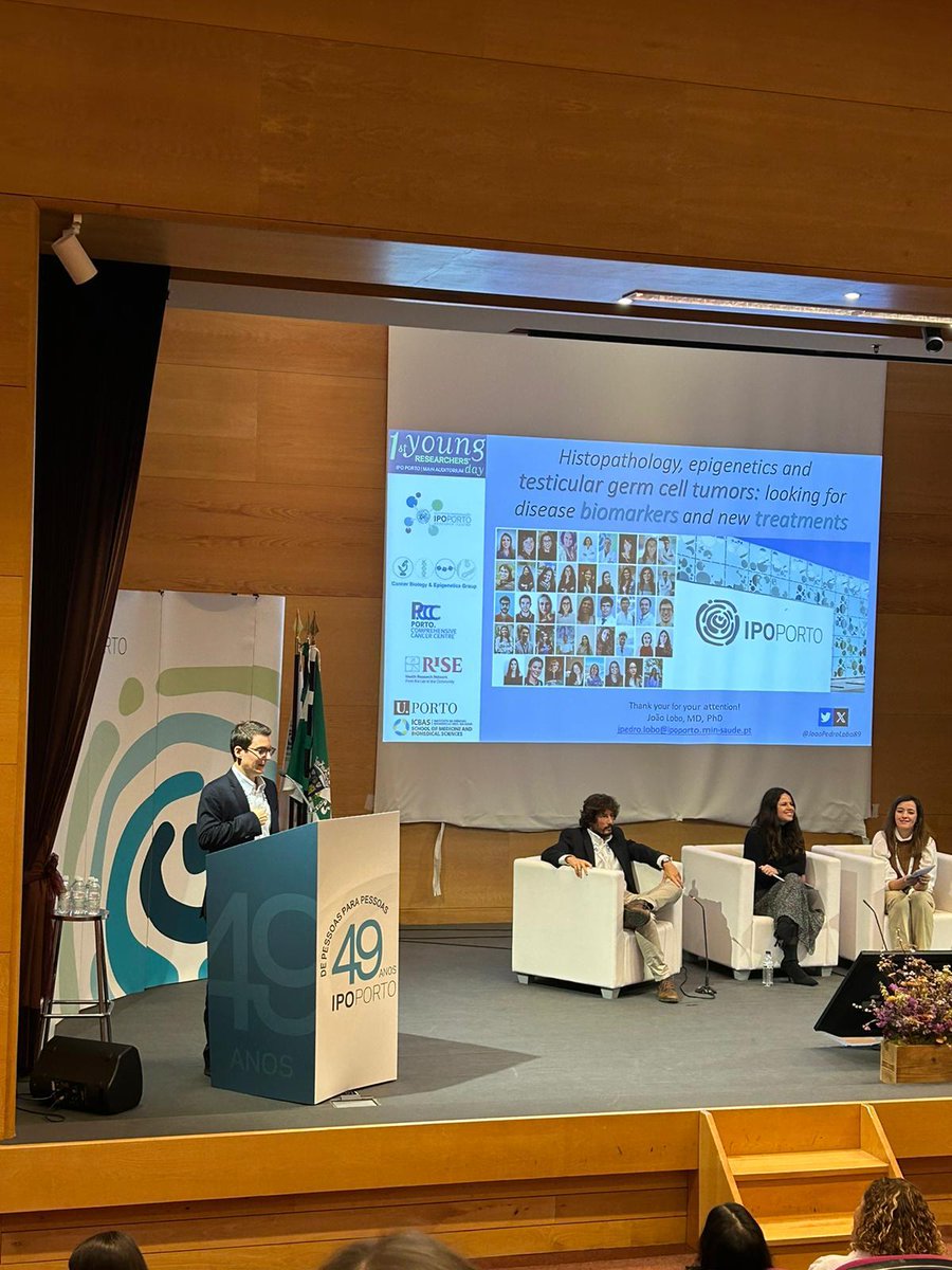 Today I had the opportunity to give a talk about testicular cancer research <a href="/IPOPorto/">IPO Porto</a> ! Great to be part of the 1st Young Researchers' Day! <a href="/GEBC_IPOPorto/">Cancer Biology & Epigenetics Group_IPO Porto</a> #testicularcancer #pathology #PathTwitter #epigenetics 🔬🧬👨🏻‍⚕️