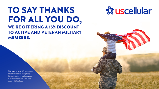 mimo_lopezz's tweet photo. A big thank you to our military members and veterans for your service! UScellular would like to to show our appreciation by offering a 15% military discount on our wireless plans (terms apply). #usccemp https://t.co/YSNEC8sUiw https://t.co/2TJ0OoKE4B