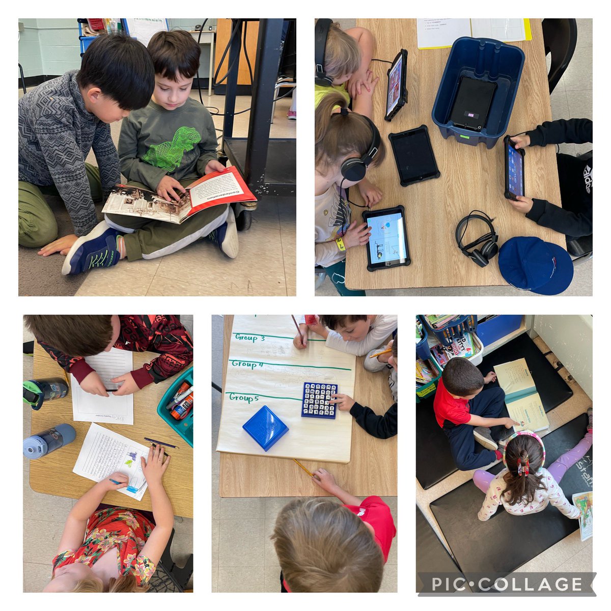Our Grade 1/2 class is mastering Daily 5 Literacy Centres! #learningisfun <a href="/HWDSB/">HWDSB</a>