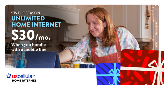 mimo_lopezz's tweet photo. The holidays are busy. We’ve got a connection you can count on. Get Unlimited Home Internet for $30/mo. Terms apply. #usccemp https://t.co/ChzpqXefOH https://t.co/92ptToYRQh