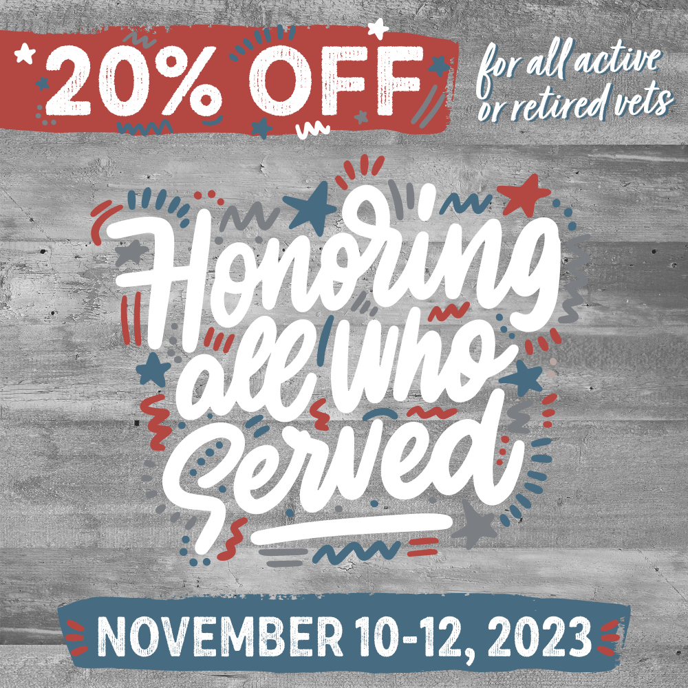 Thank you, veterans both active and retired, for your service. As a token of our appreciation, all Metcalfe's locations are offering a 20% discount to vets. An ID will be requested, but no ID or uniform is required. 🇺🇸

*Excludes lottery, gift cards, alcohol &amp; tobacco.