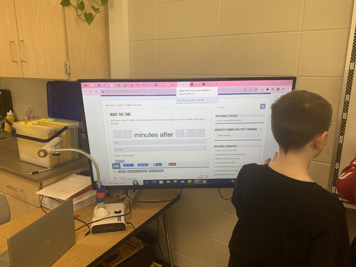 MMathematicians's tweet photo. The #MoranMathematicians love the Open Middle problems to find that sometimes there is more than one answer to a problem. I spy patterns @summitbees with @TracyGMoran. https://t.co/CKSXHLT8Ue