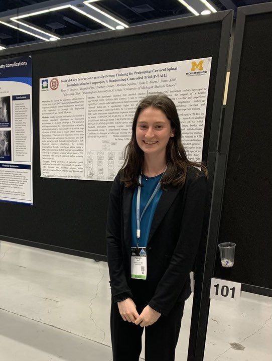 LFR_INTL's tweet photo. Congratulations to Haleigh, Operations Director, and Emily, one of our fellows, for presenting at the Orthopedic Trauma Association Annual Meeting! They presented on novel dispatch tools  
and cervical spine immobilization and hemorrhage control in Sierra Leone. We are so proud! https://t.co/tk1AAfskAI