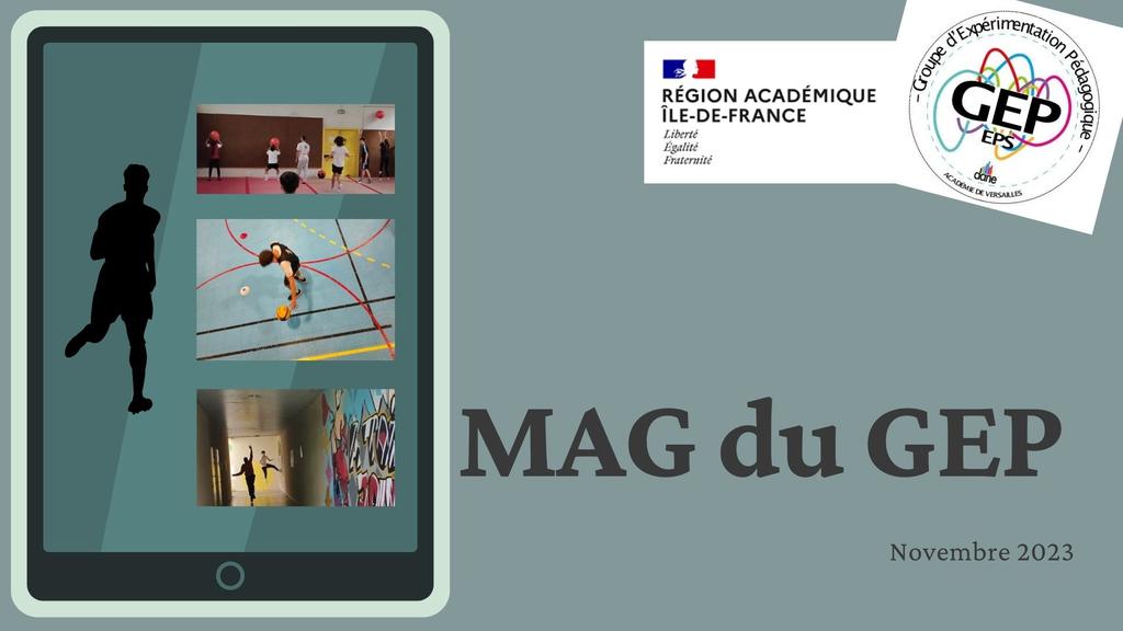 GEP_EPS's tweet image. Et voici le Mag du GEP de novembre : lc.cx/EZkXKg
Bonne lecture !