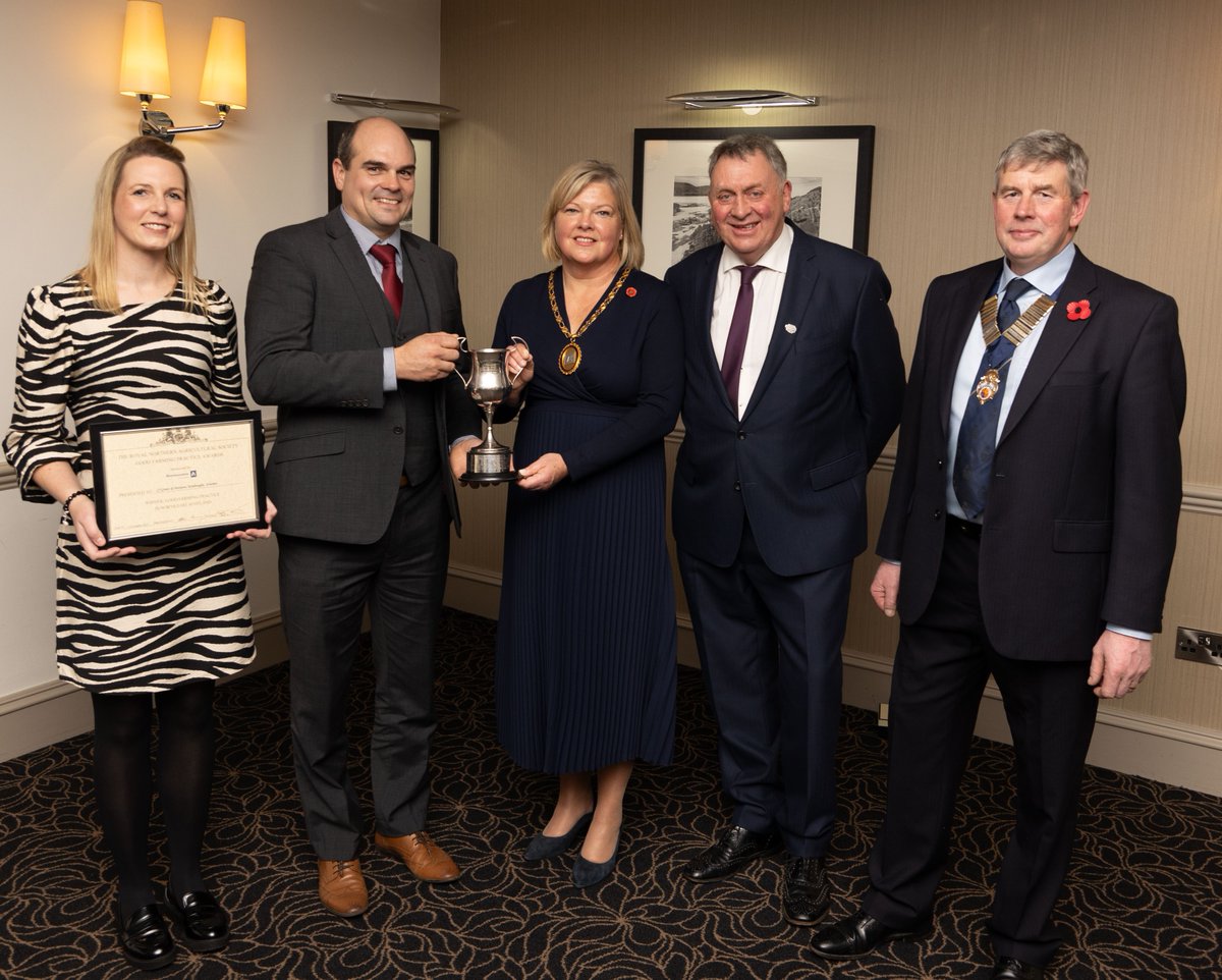 Good Farming Practice Award 2023
Congratulations to winners CJ Grant &amp; Partners, Kindrought &amp; to Willie Officer, Ardoch of Gallery &amp; Elaine Duguid, Burnside Farming who both received commendations. 
Grateful thanks to <a href="/Aberdeenshire/">Aberdeenshire Council</a> <a href="/EconDevAbshire/">AberdeenshireEconDev</a> for their continued sponsorship