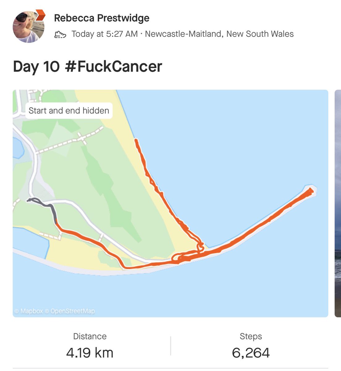 NewyBeachBum's tweet photo. Fuck yeah Friday. 🩵🌊☁️

Also, day 10 #FuckCancer 

#SaltTherapy #GetSome #FridayMotivation https://t.co/mreGmMUDn5