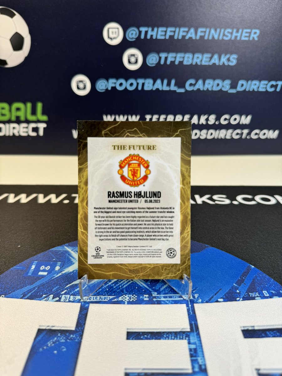 thefifafinisher's tweet image. Hoijlund 1/1 💥🔥 @topps_uk Summer Signings 22/23 Soccer Highlights! 🚨

Thanks for the support! 💪

Get your spots here ⬇️
TFFBREAKS.COM

#topps #toppssoccer #thehobby #footballcards #soccercards #sportstradingcards #paniniprizm #prizmsoccer #paninisoccer
