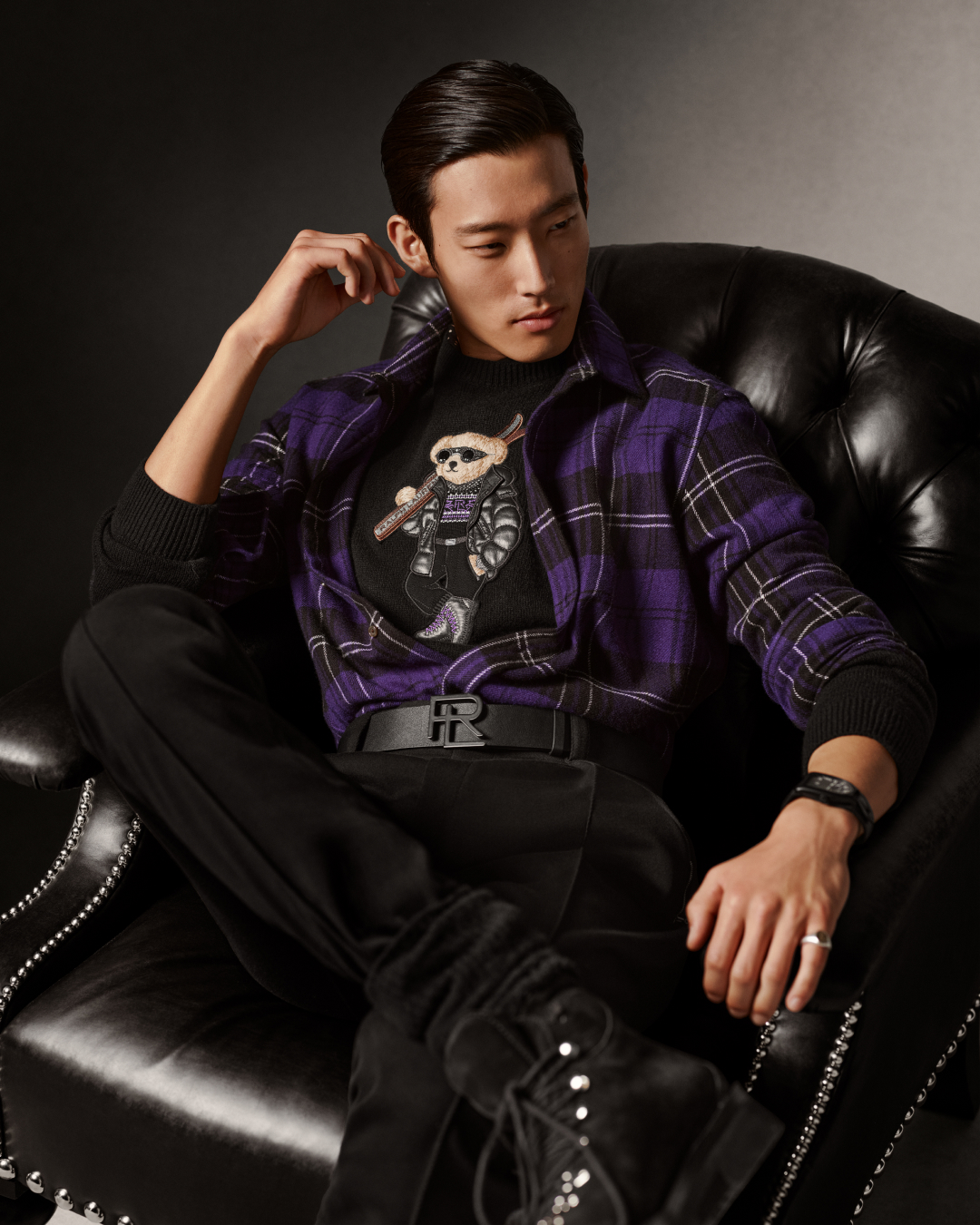 Ralph lauren layered sweater discount