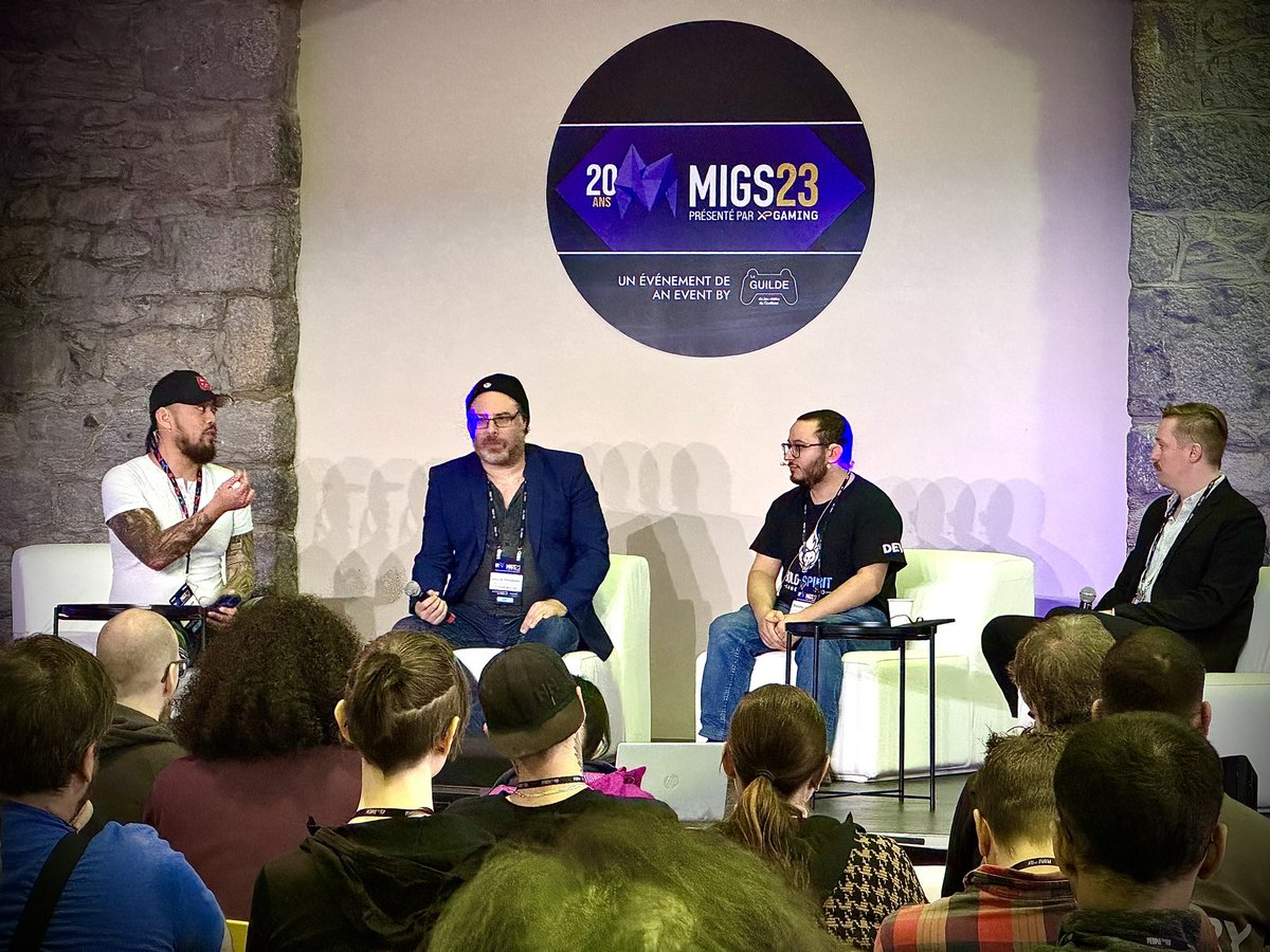 An insightful presentation by <a href="/Xsolla/">Xsolla</a> : panelists spoke about their scary journeys while becoming Self-Publishers:

“The Good thing about Montréal is that we are all friends. There is no competition, only community filled with knowledge &amp; resources to use.” 

We agree! 😉💜