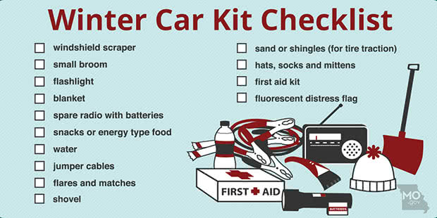 Winter Solutions - DIY Emergency Winter Car Kit - A Cowboy's Wife