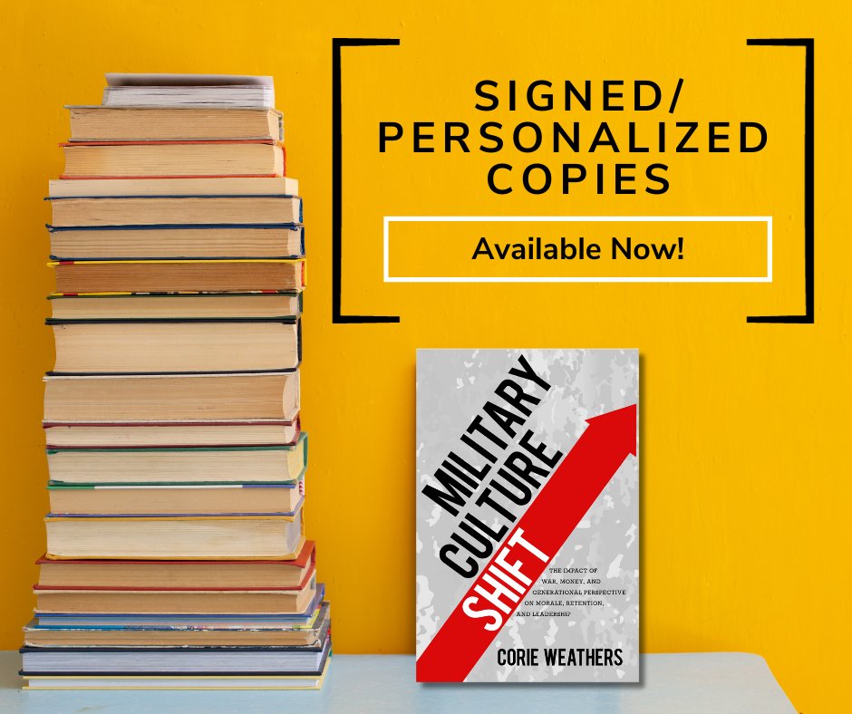 I'm thrilled to announce that signed copies of my new book, Military Culture Shift, are now available!🖋️✨

📌Link available in my LinkTree!
📌You can also order a signed copy of Sacred Spaces!
📌Order Now: app.acuityscheduling.com/catalog.php?ow…