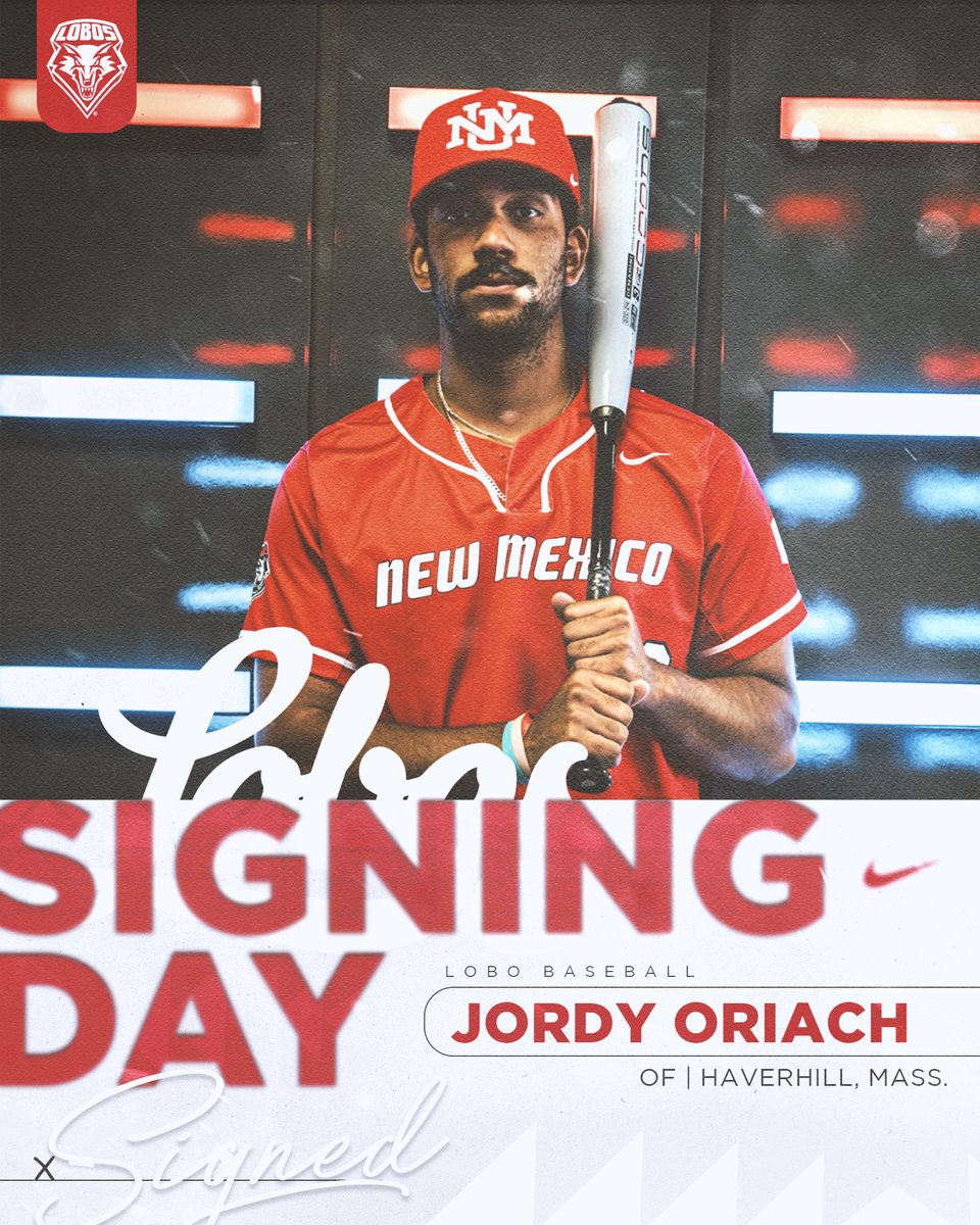 𝑺𝒊𝒈𝒏𝒆𝒅, 𝒔𝒆𝒂𝒍𝒆𝒅, 𝒅𝒆𝒍𝒊𝒗𝒆𝒓𝒆𝒅.    

Welcome to Lobo Baseball, Jordy.  

#GoBos