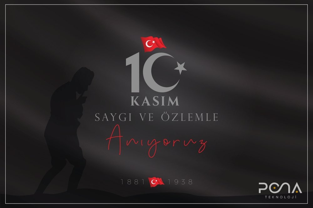 Benim naçiz vücudum elbet bir gün toprak olacaktır, ancak Türkiye Cumhuriyeti ilelebet payidar kalacaktır.
Ulu önderimiz Mustafa Kemal Atatürk'ü saygı ve özlemle anıyoruz. #Atatürk #10Kasim